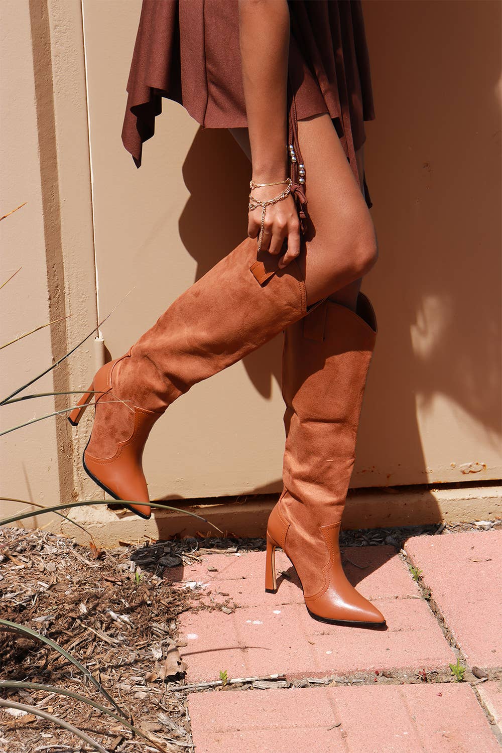 Suede & Leather Boot