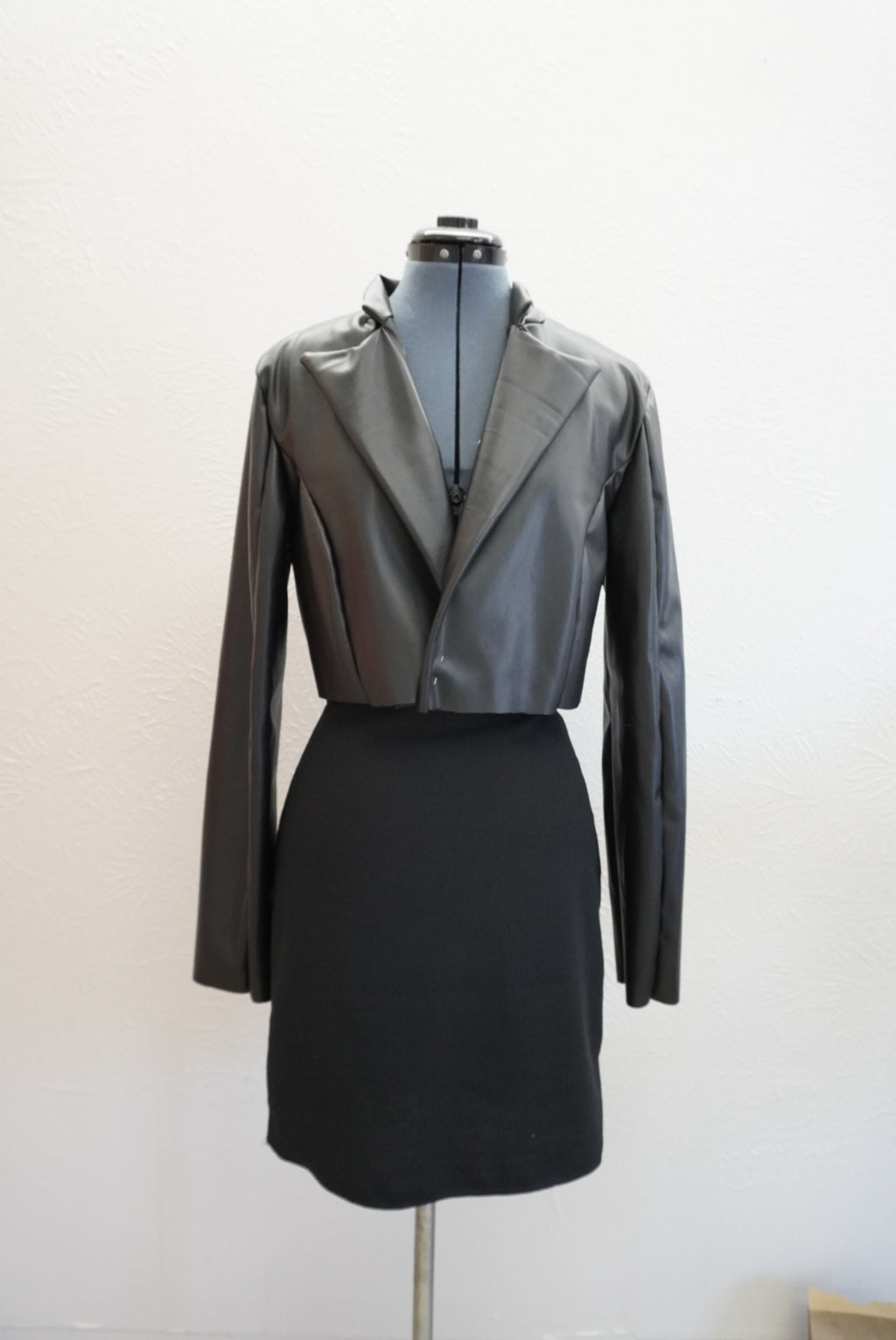 Cropped Leather Jacket